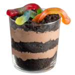 photo of a dirt pudding cup.