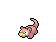 pixel art of the pokemon slowpoke